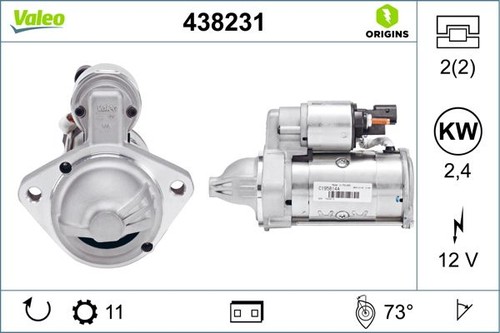 Valeo 438231 starter - 438231,